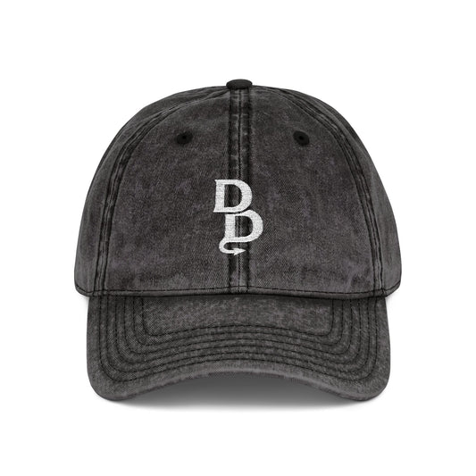 The Dragon’s Den Vintage Dad Hat — Embroidered Stacked D Logo